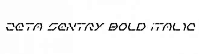 Zeta Sentry Bold Italic  Fuentes Gratis Descargar