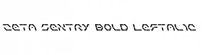 Zeta Sentry Bold Leftalic  Fuentes Gratis Descargar