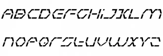 Zeta Sentry Italic Шрифта ВЕРХНИЙ
