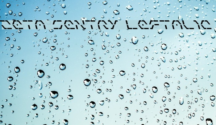 Zeta Sentry Leftalic Schriftart examples