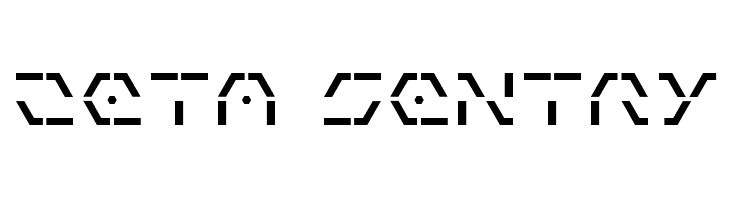 Zeta Sentry Font