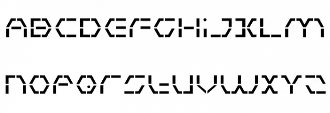 Zeta Sentry Schriftart Groß