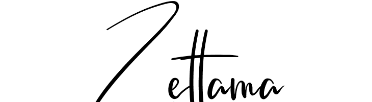 Zettama  免费字体下载