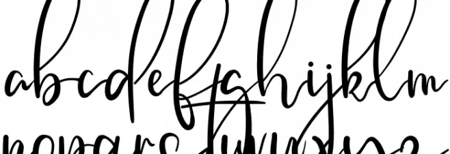 Zettama Schriftart Kleinbuchstaben