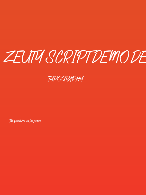 Zeuty Script Demo Demo Poster