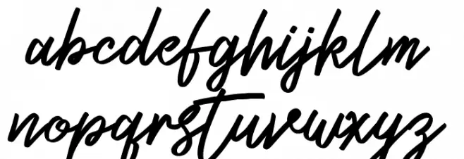 Zeuty Script Demo Demo Schriftart Kleinbuchstaben
