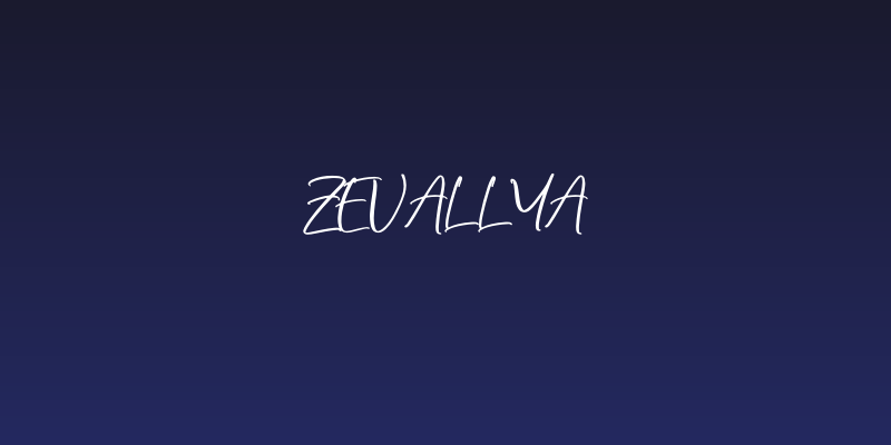 Zevallya Social Header