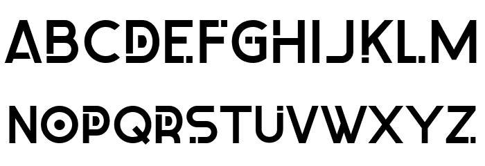 Zexo Font LOWERCASE