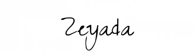 Zeyada  フリーフォントのダウンロード