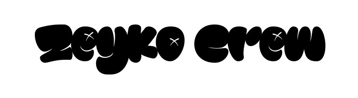 Zeyko Crew  Descarca Fonturi Gratis