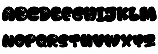 Zeyko Crew خط أحرف كبيرة