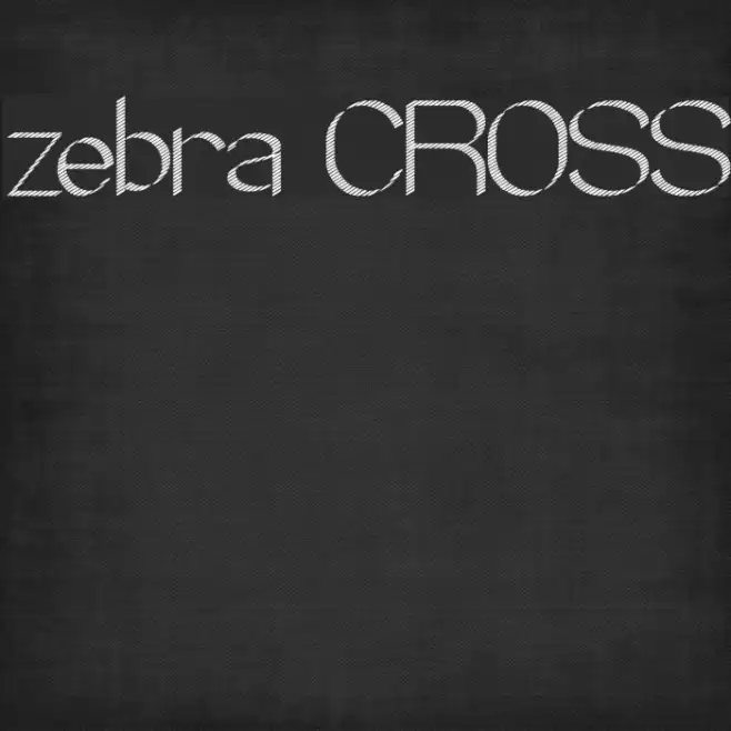 zebra CROSS Font examples