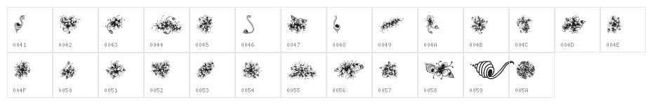 zendingone Character Map