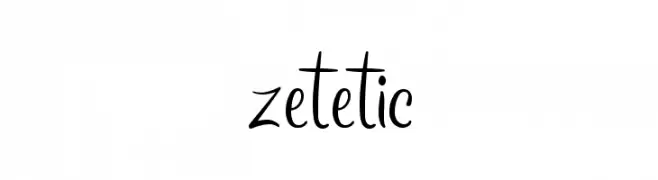zetetic  免费字体下载