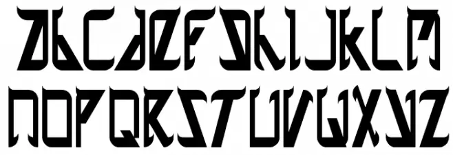 zetland Шрифта ВЕРХНИЙ