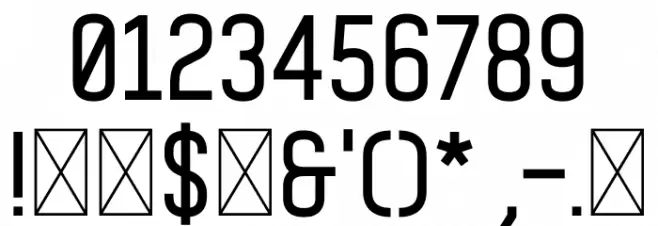 ZF2334 After A Rain Font OTHER CHARS