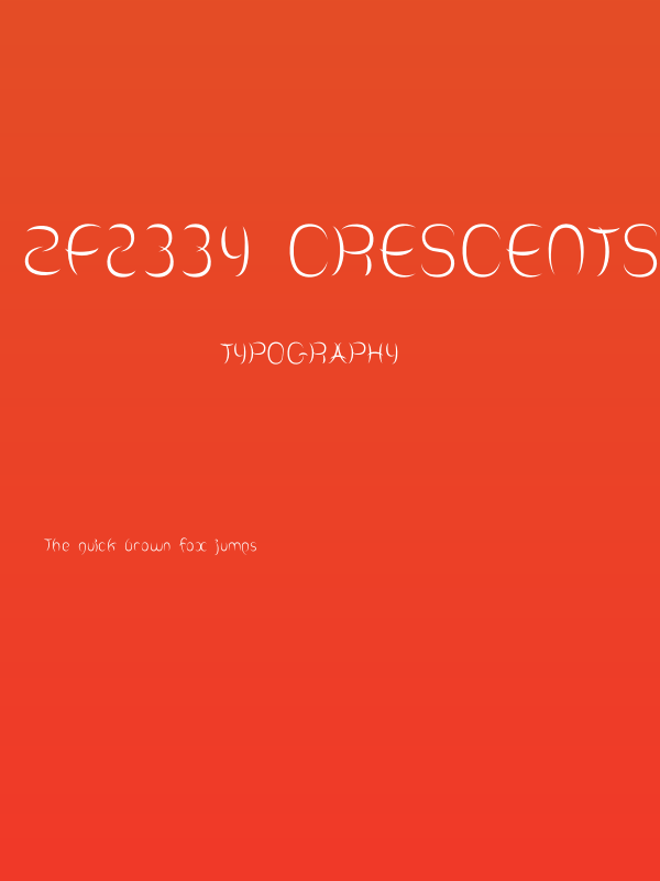 ZF2334 Crescents Poster
