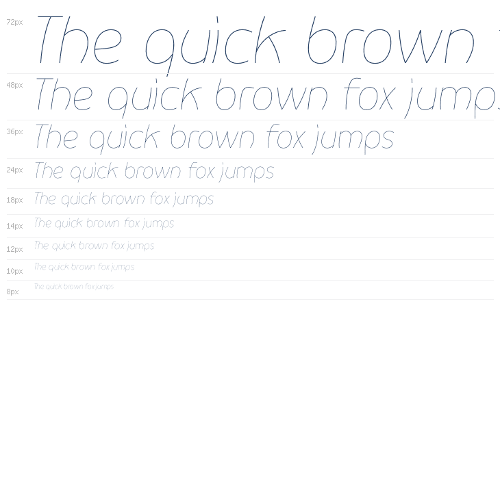 ZF2334 Curved & Italic Hairline Waterfall