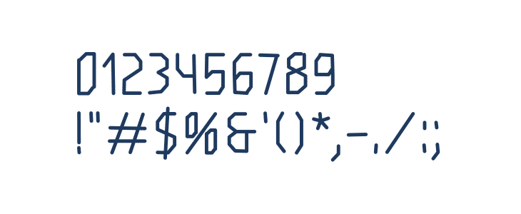 ZF2334 Polygon Bold Other Characters