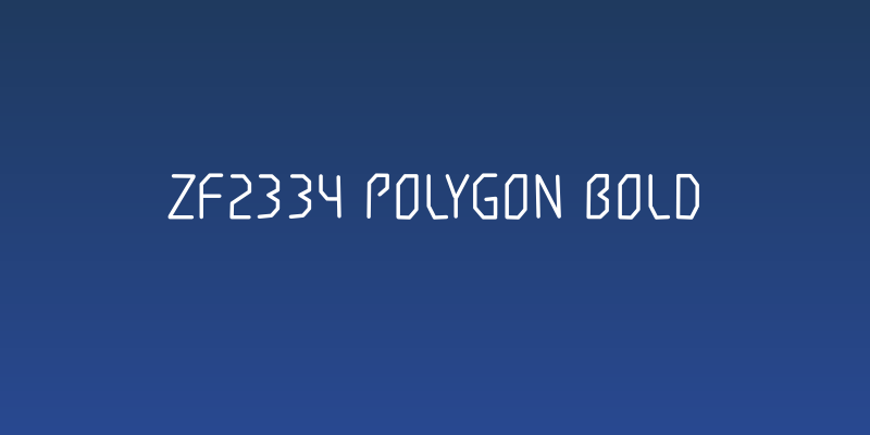 ZF2334 Polygon Bold Social Header
