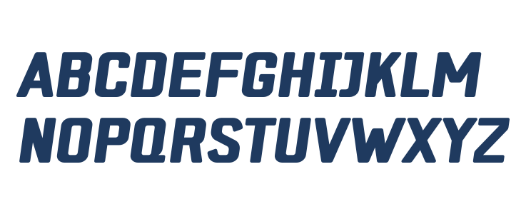 ZF2334 Square Black Italic Uppercase