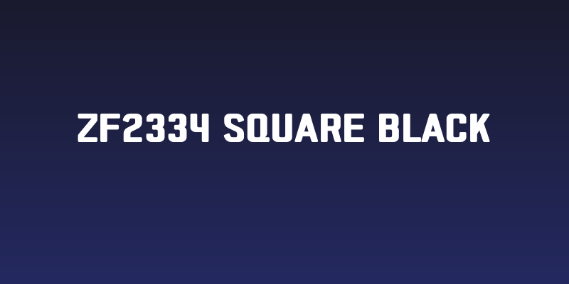 ZF2334 Square Black Social Header