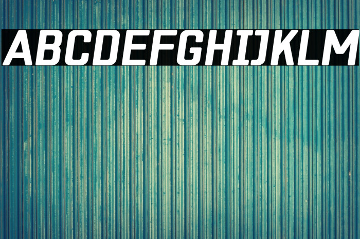 ZF2334 Square Bold Italic Example 1