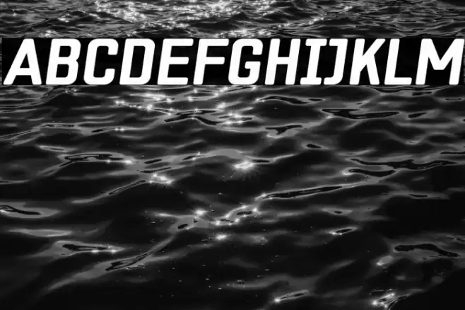 ZF2334 Square Bold Italic Caratteri examples