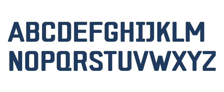 ZF2334 Square Bold Uppercase