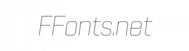 ZF2334 Square Hairline Italic  Descarca Fonturi Gratis