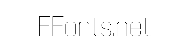 ZF2334 Square Hairline  Frei Schriftart Herunterladen