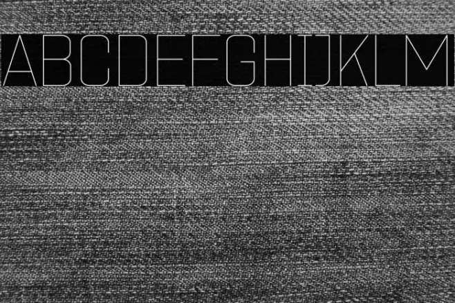 ZF2334 Square Hairline Caratteri examples