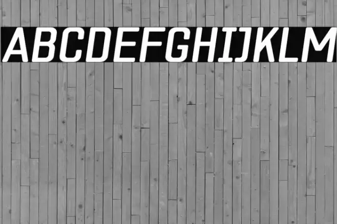 ZF2334 Square Italic फ़ॉन्ट examples