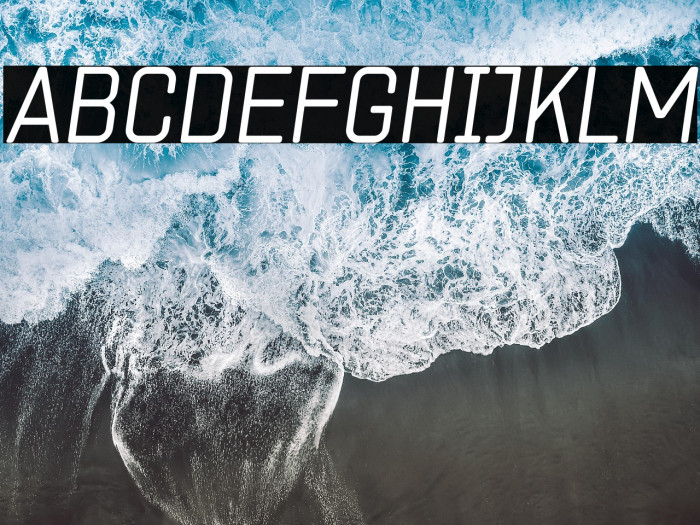 ZF2334 Square Light Italic Example 3