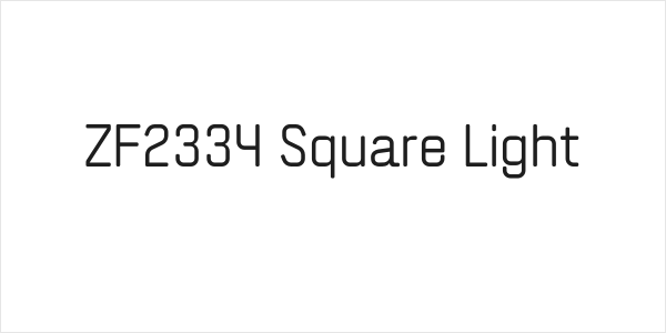ZF2334 Square Light Logo