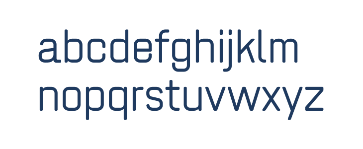 ZF2334 Square Light Lowercase