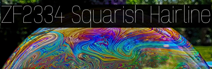 ZF2334 Squarish Hairline Example 1