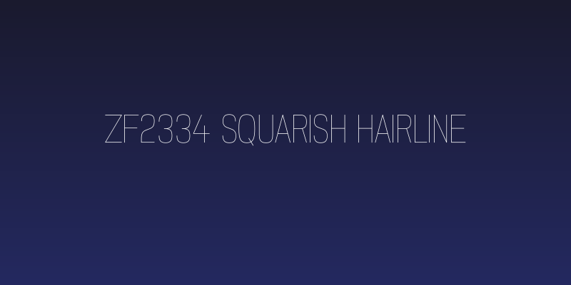 ZF2334 Squarish Hairline Social Header