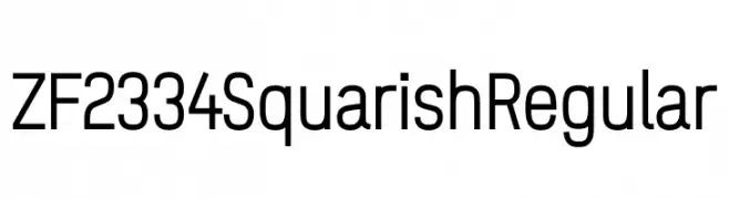 ZF2334 Squarish Regular 