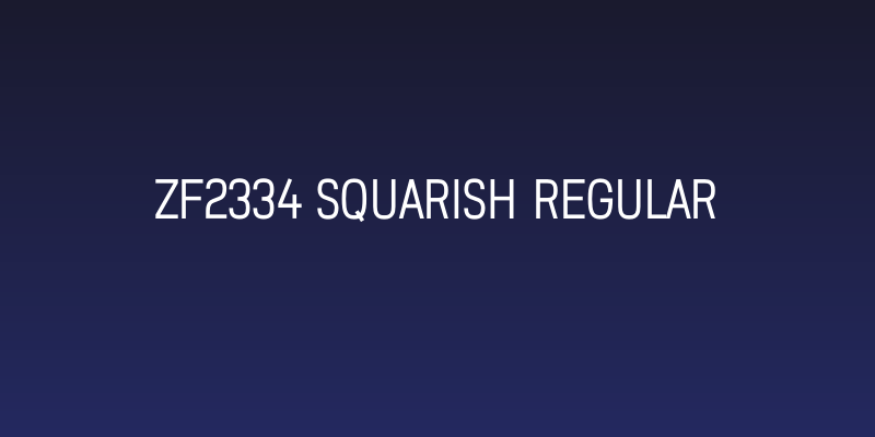 ZF2334 Squarish Regular Social Header