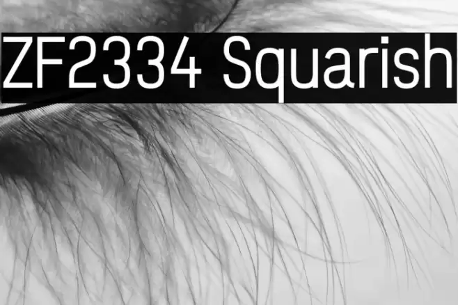 ZF2334 Squarish Polices examples