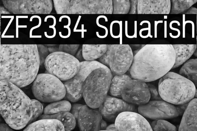 ZF2334 Squarish Polices examples