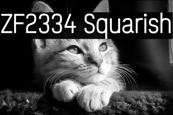 ZF2334 Squarish Polices examples