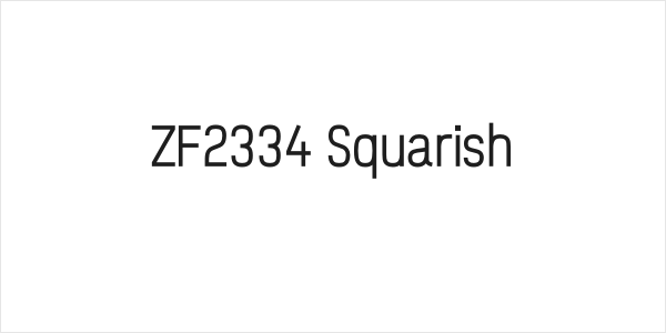 ZF2334 Squarish Logo