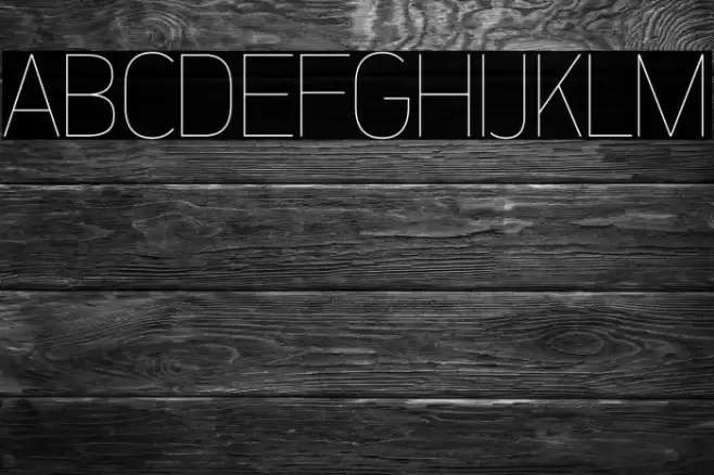 ZF2334 That's All Right Hairline Font examples