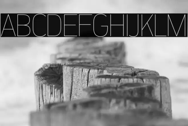 ZF2334 That's All Right Hairline Font examples