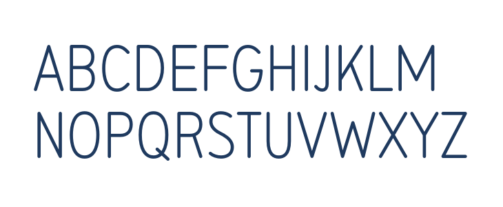 ZF2334 Typeface 139 Uppercase