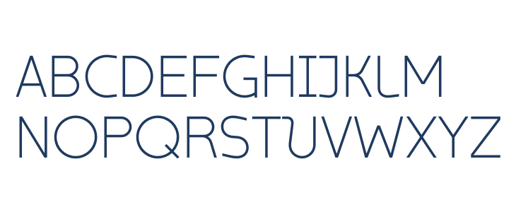 ZF2334 Typeface 63 Regular Uppercase