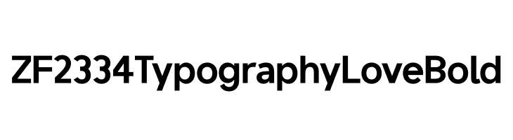 ZF2334 Typography Love Bold  baixar fontes gratis