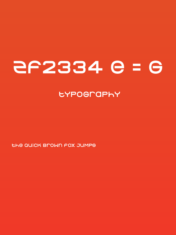 ZF2334 e = g Poster